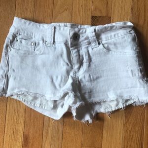 White F21 shorts